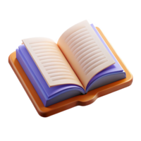 dreamy magnificent Scalable, flat color illustration of a open book. Clean lines, crisp edges with Scalable Design. crisp png