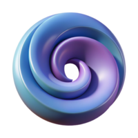 impressive dynamic avant-garde An abstract spiral symbol. Scalable, flat color, clean lines with Scalable Design. crisp png