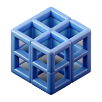 glorious gothic Cubic grid, crisp edges, symmetrical, flat color with Scalable Design. high resolution png