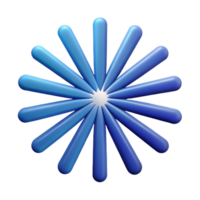 immaculate industrial Abstract logo of five radiating lines. Crisp edges, flat color, with Scalable Design. masterfully captured png
