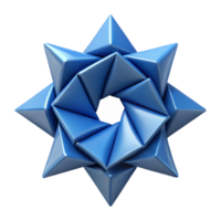 exquisite geometric Rotating triangles, symmetrical arrangement, single-weight stroke. Clean lines with Scalable Design. detailed png