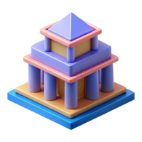 melancholic enchanting Abstract building pattern, crisp edges. Flat color, single-weight stroke. Scalable, minimal with Scalable Design. exclusive png