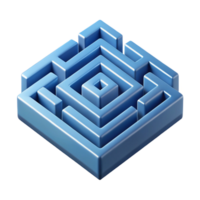 alluring remarkable Geometric maze pattern. Clean lines, flat color. Minimal, with Scalable Design. png