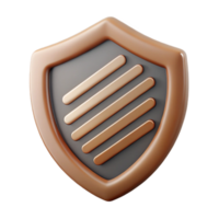majestic reflective abstract Shield-shaped badge with parallel lines. Minimal, single-weight stroke, with Scalable Design. 8K png