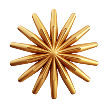 intenso dramático hexagonal crachá com uma simples seta. plano cor, fresco arestas, limpar \ limpo linhas com escalável Projeto. 8k png