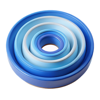 negrito Maravilhoso concêntrico argolas com variando espessuras, limpar \ limpo linhas, plano cor. com escalável Projeto. impecável png