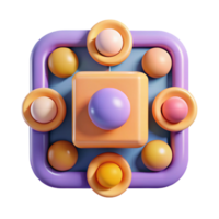dramatic stunning Abstract composition of squares and circles, flat color, clean lines. with Scalable Design. original png