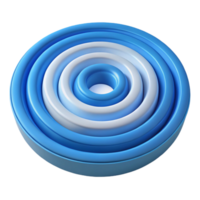 dramatic surreal Concentric rings with varying thicknesses, clean lines, flat color. with Scalable Design. artisan png