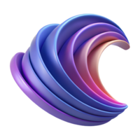 magnífico vitoriano abstrato arranjo do curvado linhas, limpar \ limpo linhas, plano cor. mínimo Projeto com escalável Projeto. 8k png