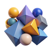 enchanting tranquil gothic Abstract arrangement of geometric shapes, clean lines, flat color. Crisp edges with Scalable Design. perfect clarity png