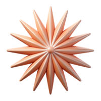 hypnotic bold retro Triangular badge with three small circles. Scalable, clean lines, flat color with Scalable Design. studio quality png