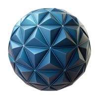magnificent urban Geometric illustration of a sphere. Crisp edges, symmetrical, with Scalable Design. authentic png