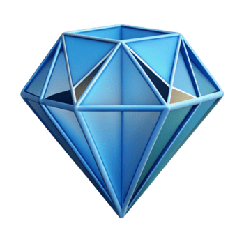 linda notável geométrico monoline diamante. fresco arestas, plano cor, simétrico com escalável Projeto. png