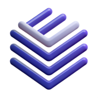 impressive tranquil artistic Abstract composition of five parallel lines. Flat color, clean lines, with Scalable Design. authentic png