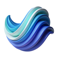 exquisite tropical Abstract, scalable wave pattern. Clean lines, flat color with Scalable Design. studio quality png