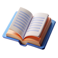 immaculate renaissance Pictogram of an open book. Clean lines, flat color, crisp edges with Scalable Design. 8K png