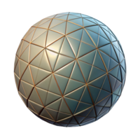 melancholic dazzling Geometric monoline sphere. Single-weight stroke, flat color with Scalable Design. handcrafted png