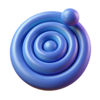 elegant abstract Spiral character with a round head at the center. Clean lines, scalable, minimal design with Scalable Design. genuine png
