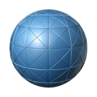 ethereal splendid Geometric drawing of a sphere. Flat color, clean lines with Scalable Design. flawless png