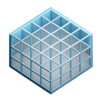 exquisite impressionist Isometric grid, crisp edges, clean lines. Minimal perspective drawing with Scalable Design. artisan png