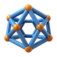 harmonious fascinating Connected triangles forming a hexagon, crisp edges, flat color. Scalable tessellation with Scalable Design. exclusive png
