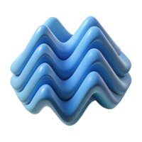 dreamy stunning Minimal geometric wave pattern, crisp edges, clean lines with Scalable Design. expertly shot png