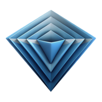 elegant avant-garde Geometric logo of a hexagon with a dot in the center. Crisp edges, minimal design, flat color with Scalable Design. refined png