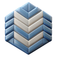 fascinante contemporâneo geométrico logotipo do a octógono. limpar \ limpo linhas, mínimo projeto, fresco arestas com escalável Projeto. autêntico png