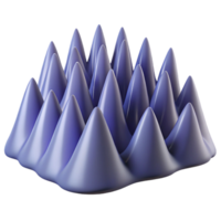 dazzling ethereal mid-century Wave pattern with sharp peaks and troughs, symmetrical, with Scalable Design. fine detail png