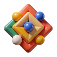 immaculate notable Scalable, overlapping square pattern, single-weight stroke, flat color with Scalable Design. png