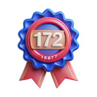 impressive industrial Ribbon badge with text placeholder. Crisp edges, scalable, single-weight stroke with Scalable Design. expertly shot png