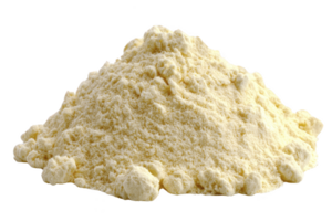 A pile of fine, light yellow flour is shown, commonly used in baking and cooking. texture appears soft and powdery, ideal for creating various culinary dishes png