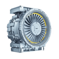 detailed 3D rendering of modern jet engine, showcasing intricate turbine blades and mechanical components, highlighting advanced engineering and aerodynamics png