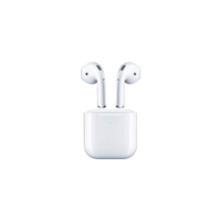 Wireless earbuds with sleek white design are shown with charging case, featuring minimalist aesthetic and LED indicator. Perfect for music lovers on go png