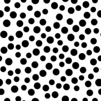 A seamless pattern of gray polka dots on transparency background creates classic and stylish design suitable for various applications png