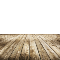 A rustic wooden floor with natural texture and warm tones, set against transparency background, creates cozy and inviting atmosphere. Perfect for showcasing products or creating homely setting png