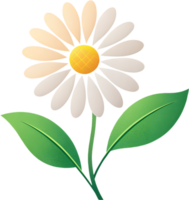 Decorative abstract flower icon for branding and prints. . png