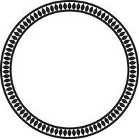 Mandala Frame with Symmetrical Petal Patterns vector