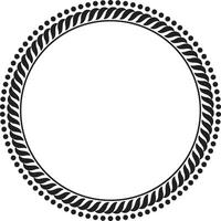 Minimal ribbon border for elegant compositions vector