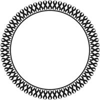 Stylized Rope Emblem with Repeating Loops vector