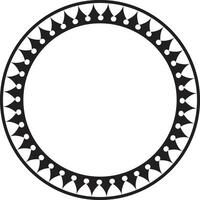 Abstract mandala ornament with intricate ethnic patterns. vector