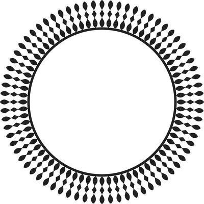 Grunge-Inspired Outline Frame with Rough Texture