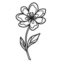 Symmetrical geometric flower design featuring intricate patterns and elegant black outlines vector