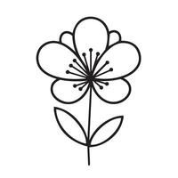 Creative symmetrical design with a central flower element and artistic petal geometry vector