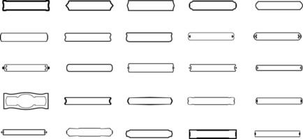a set of different types of labels and tags vector