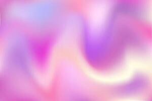 Pink gradient background. Abstract purple mesh pattern with soft blur. Iridescent fluid wavy texture. Liquid vibrant smooth design for poster and banner. Holographic gradation vector