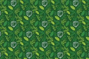 Modern one line rose floral pattern designed for textile repeat printing home textile applications and fashion inspired fabric design vector