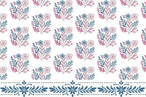 Single Line Rose Flower Sketch Pattern with Decorative Leaves for Bedding Fashion Apparel and Home Textile Use vector