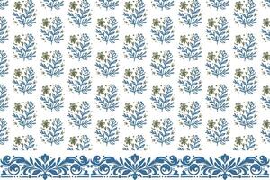 One Line Botanical Border Pattern Featuring Floral Outlines for Creative Fabric Usage Pillow Covers and Packaging vector