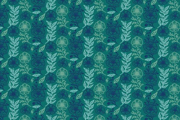 flowing line floral pattern featuring elegant foliage lines for surface printing wrapping fashion design and home use